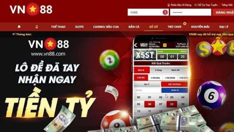 VN88 là ứng dụng đánh lô đề tin cậy với nhiều chính sách hấp dẫn