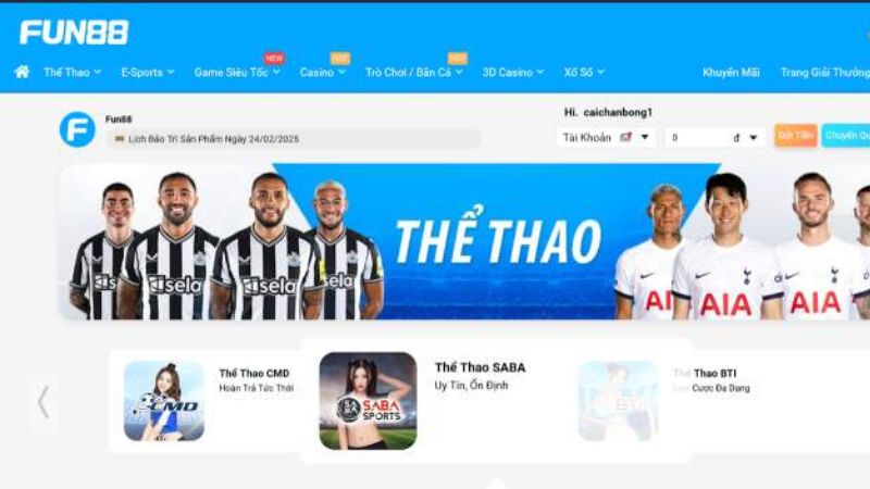Fun88 là sân chơi uy tín dành cho anh em cược thủ