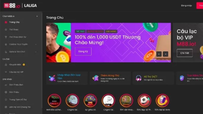 Giao diện nhà cái đơn giản, dễ nhìn